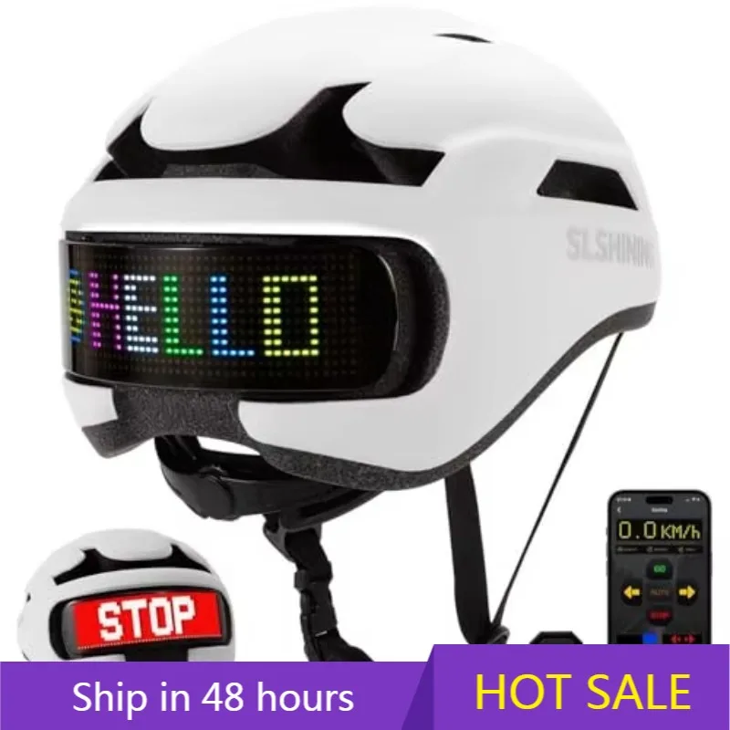 

POWER LEAP Bike Helmet Smart App Program Bike Helmet With USB Rechargeable Light Back Light Mountain for Adult Men Women