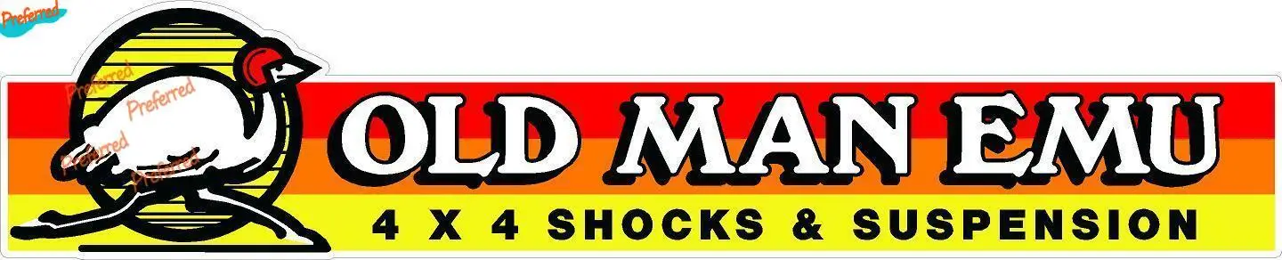 

Old MAN EMU Off-road JDM 4x4 Auto Racing Signs Car Sticker Decal for Your Home Car Laptops Racing Helmet Trunk Wall Sticker
