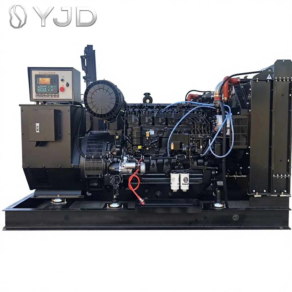 Weic-hai WP6D132E200 132KW 165KVA GenSet Auto Start Open Frame Type Diesel Generator Brushless Alternator 1500/1800RPM 50/60hz