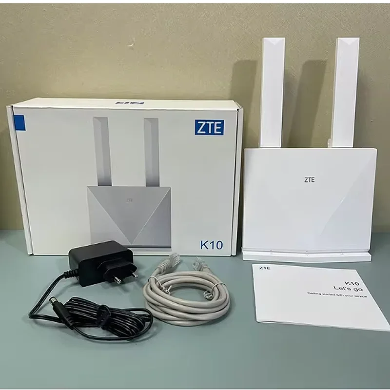 Unlocked ZTE K10 4G CPE Router LTE B1/2/3/5/7/8/20/28/38/40/41 CPE RJ45/RJ11 Wireless Hotspot