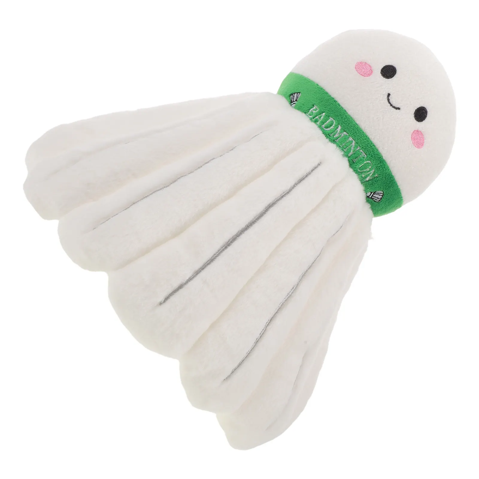 

Мягкий плюшевый воланчик для бадминтона с милой улыбкой для девочек и мальчиков, декор для детской комнаты, подарок на день рождения, для спортивных игр