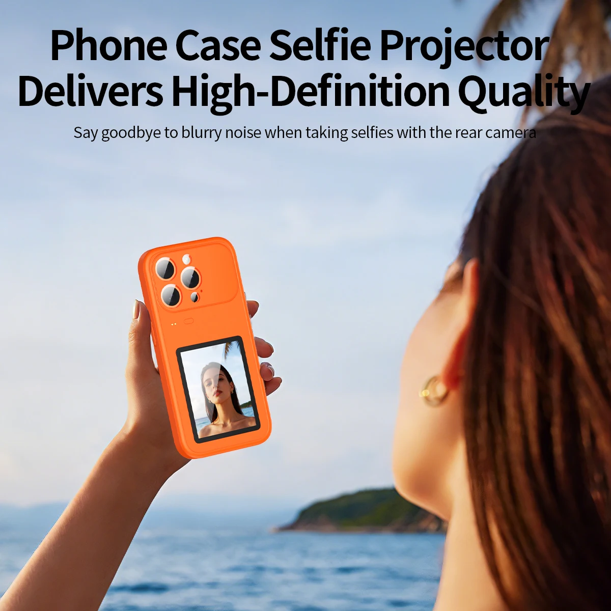 Dynamic Phone Case, Photo Transfer, Video Playback, Touch Screen Multifunctional Bluetooth Phone Cover for iPhone 17/16/15/14/13
