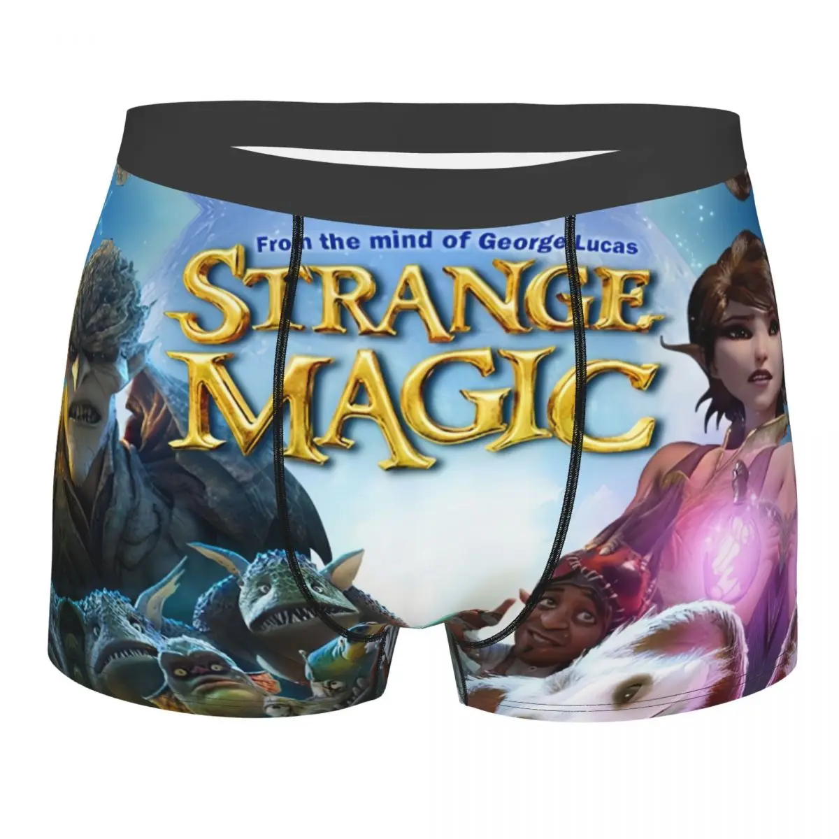 

Custom Animation Strange Magic Boxer Shorts For Homme 3D Print Underwear Panties Briefs Stretch Underpants