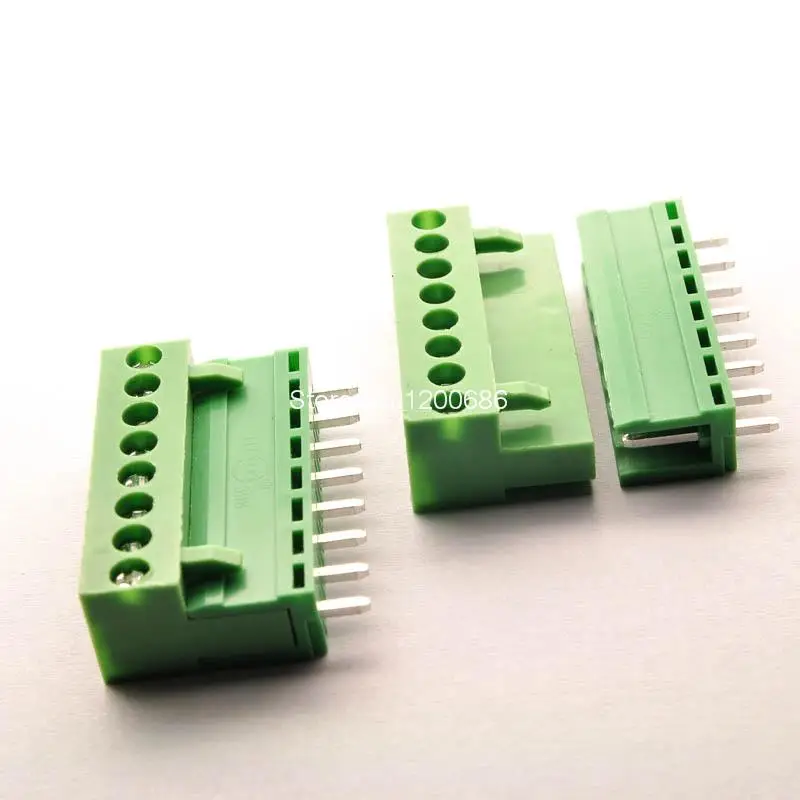 

3.96mm pitch 8pin Terminal plug type 300V 10A connector pcb screw terminal block connector