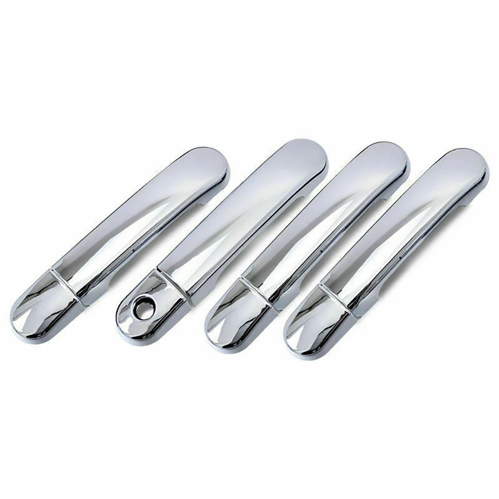 8Pcs/Set Chrome Door Handle Cover Trim for Nissan Versa Tiida Latio 2007-12 LIVINA 2009-13 Car Styling