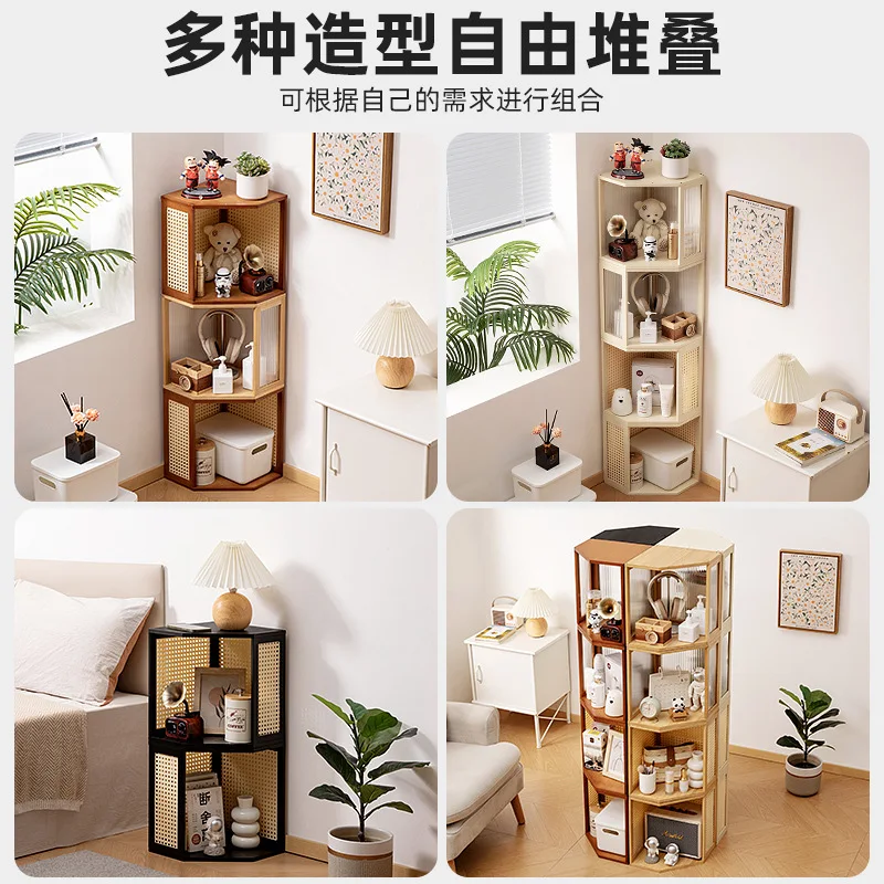 Custom. Bookshelf Bookcase Floor Wall Shelf Children's Simplicity Storage Rack Toy Cabinet Display Cabinet Simple Multi-Layer
