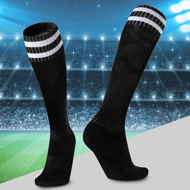 Chaussettes de football longues pour femmes et hommes, serviette au genou, chaussettes fines astronomiques, chaussettes de sport pour enfants et adultes, évacuation de la transpiration, coordonnantes