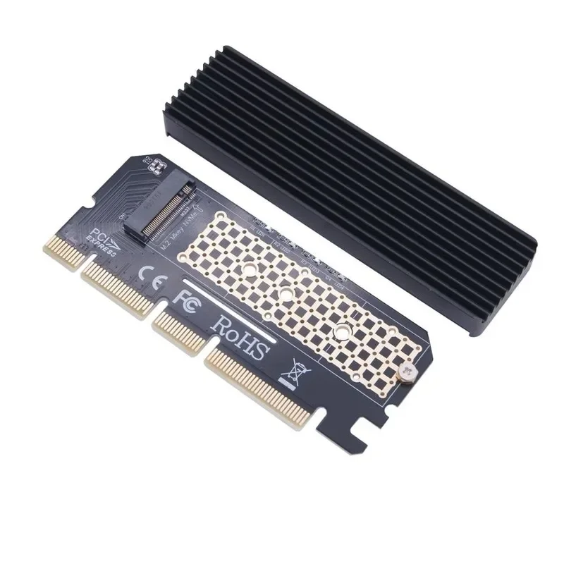 

HDD Enclosure NGFF NVME Expansion Adapter Card M.2 To PCIE3.0 Expansion Card PCI-E 16X 8x 4x Aluminum Hard Disk Box PCI-E M2