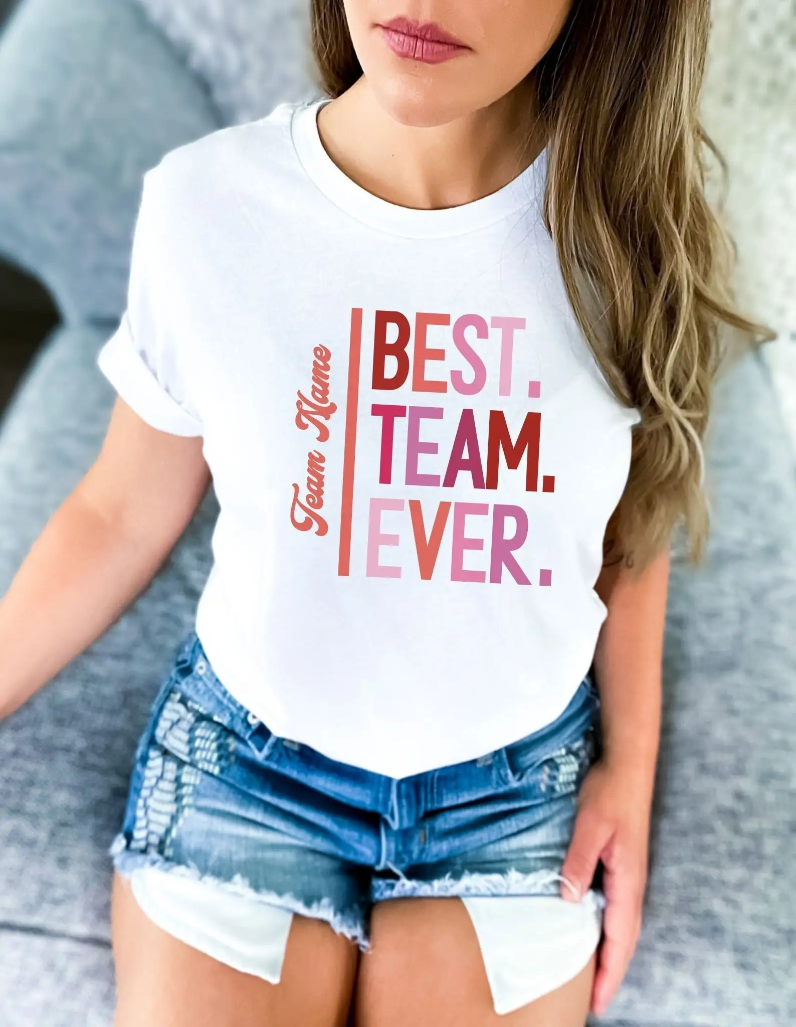 Team T Shirt Coworker Idea Work Custom Name Teammate Best Staff Appreciation Day Coworkers