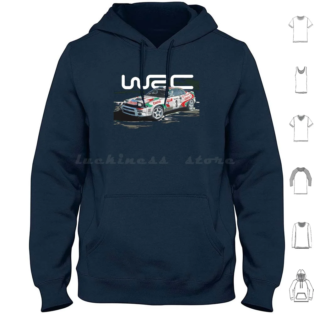 Drift Wrc Celica Turbo 4Wd Carlos Sainz Monte Carlo Hoodie cotton Long Sleeve Gt4 St205 Celica Castrol Racing Rally Wrx Sti