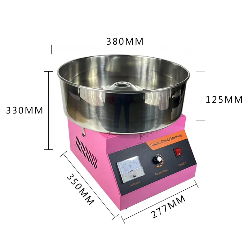 Factory direct cotton candy machine commercial automatic cart cotton candy making machine snack food machine