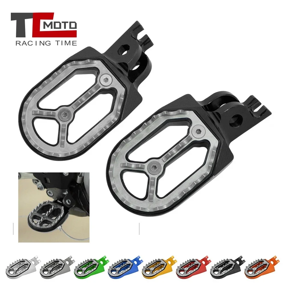 Footrest Foot Pegs Steps For Honda CR125 CR250 CRF150R CRF250R CRF250X CRF450R CRF450X CRF250L CRF250M CR 125 250 150R CRF 450R - view 2