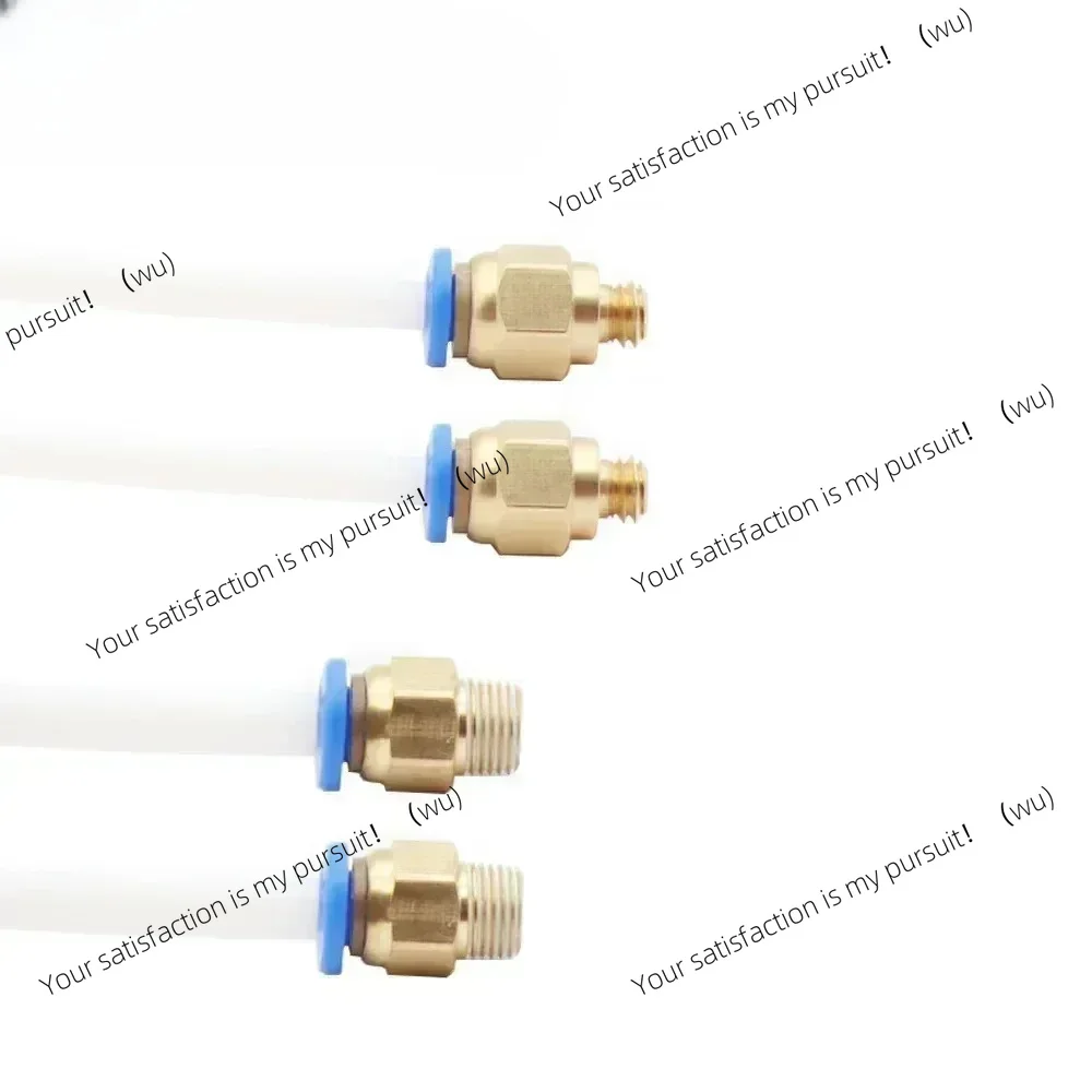 5pcs Pneumatic Connectors For 3D Printers Parts bowden Quick Jointer coupler 1.75/3mm Pipe pc4 m6 m10 fittings PTFE Tube 2/4mm