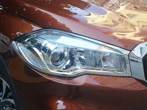 Для Suzuki SX4 S-Cross JY Facelift 2017 2018 2019: Комплект светодиодных фар дневного света COB Angel Eyes с ультраяркими кольцами Halo