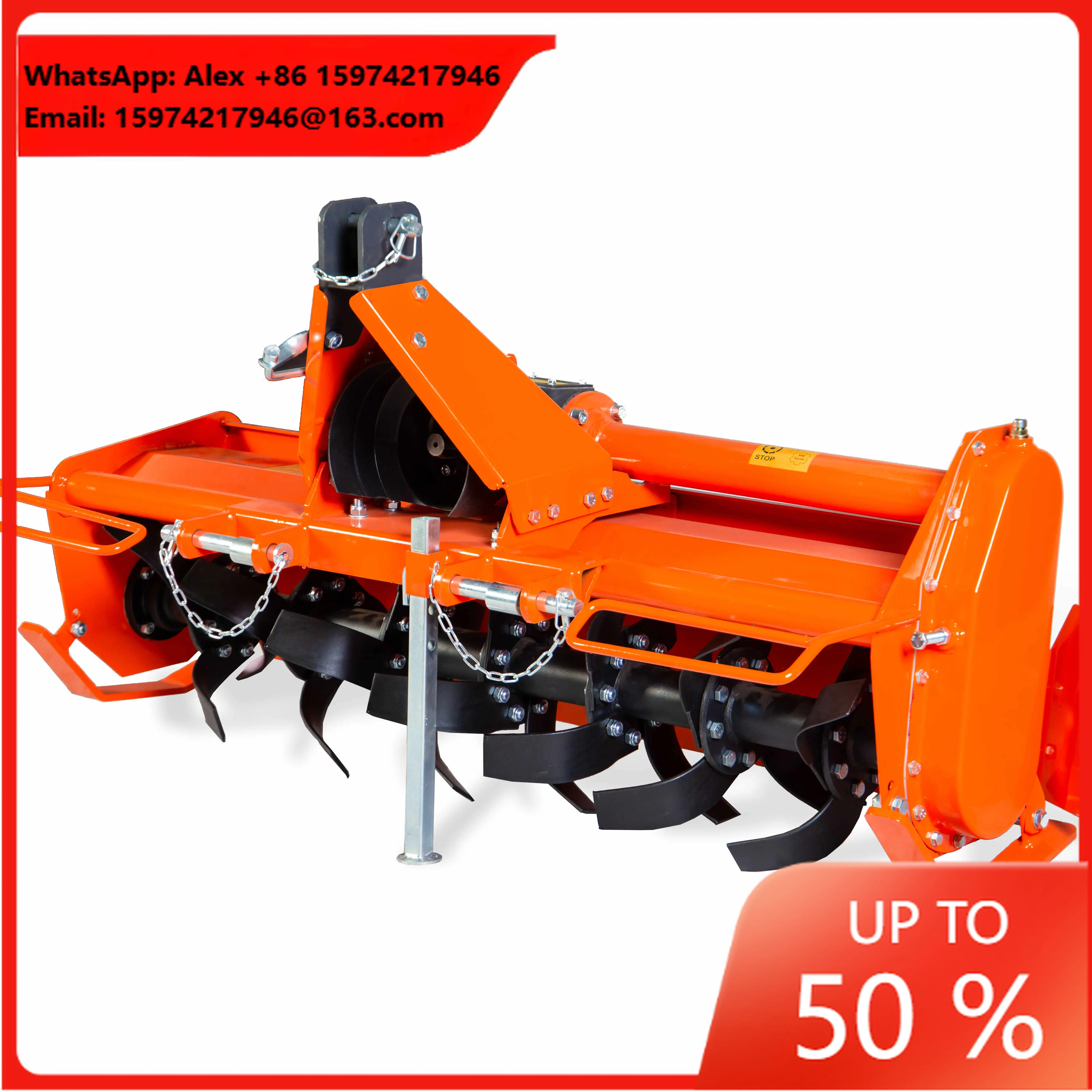 Farm Implement PTO Tractor Mounted 3-point Tractor Rotavator