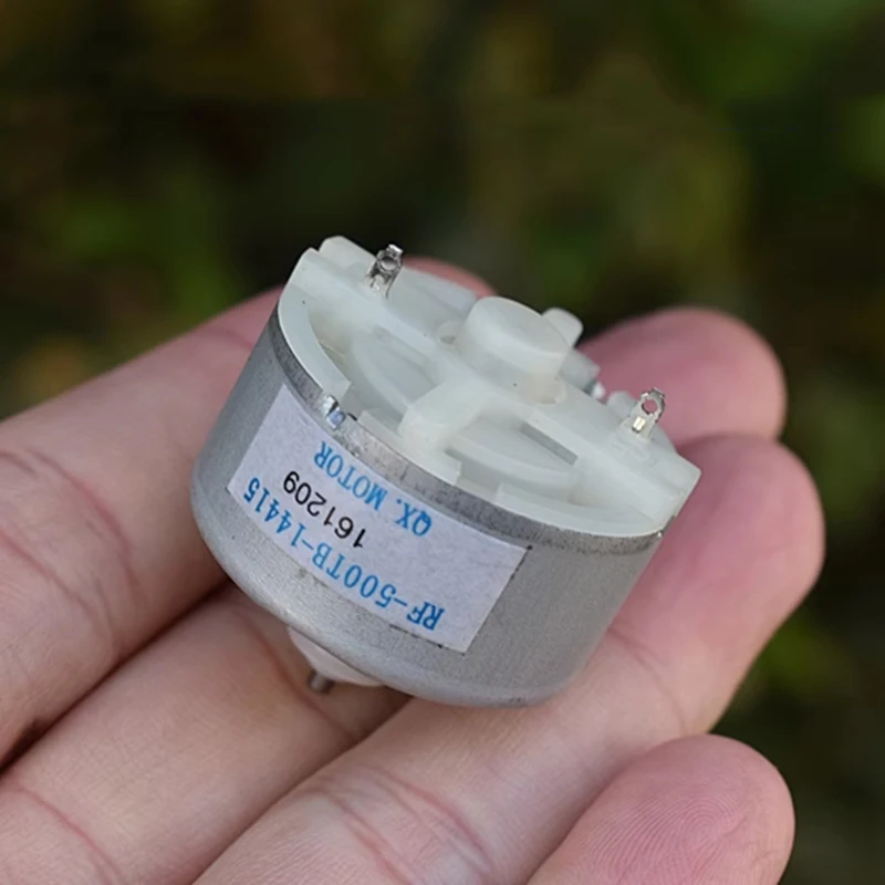 RF-500TB-14415 Mini 500 Motor 32mm Diameter round Spindle DC 5V 6V 3800RPM Micro DIY Alarm Spray Machine for CD DVD Player