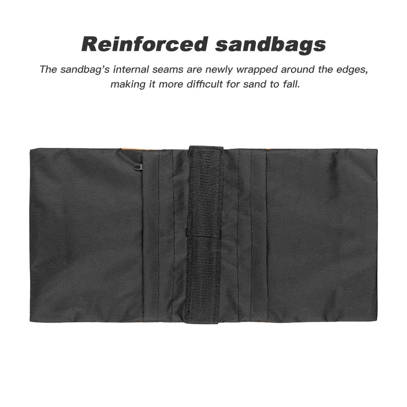 Soopho Bolsa de arena para fotografía de alta resistencia, bolsa de arena para vídeo de estudio para soportes de luz, soporte de pluma, soporte de fondo para estudio fotográfico con trípode