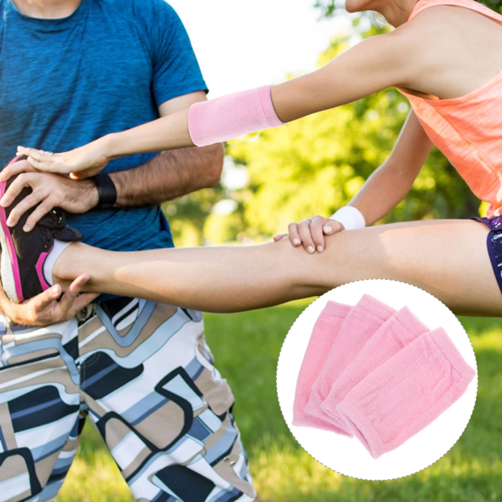 2 Pairs ARM Protective Sleeve Sports Elbow Pads Protector Cool Guards Moisturizing