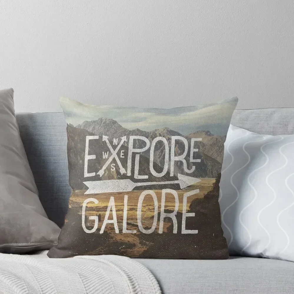 Explore Galore Throw Pillow Decorative Cushions For Living Room Pillows Aesthetic Sofas Covers pillow