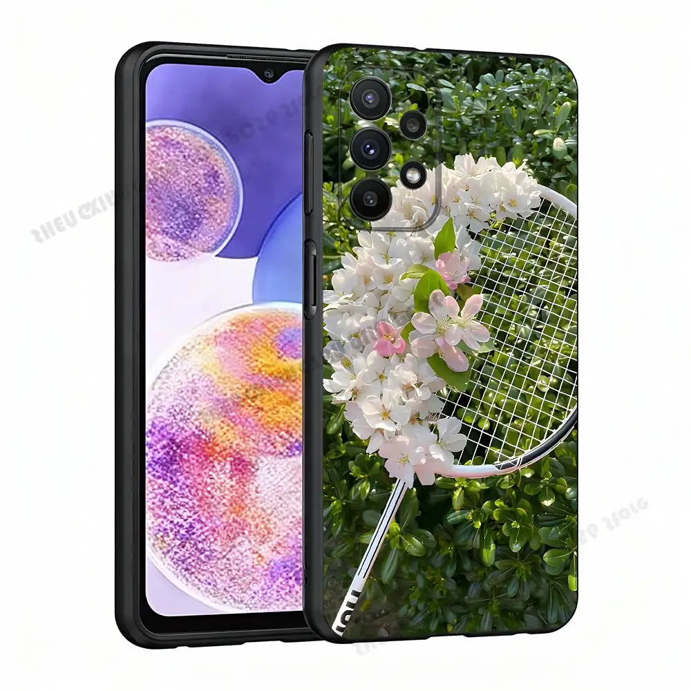 Sports Badminton Phone Case For Samsung A21 31 51 53 71 20 22 30 32 42 50 01 02 10 11 4G 5G Cover