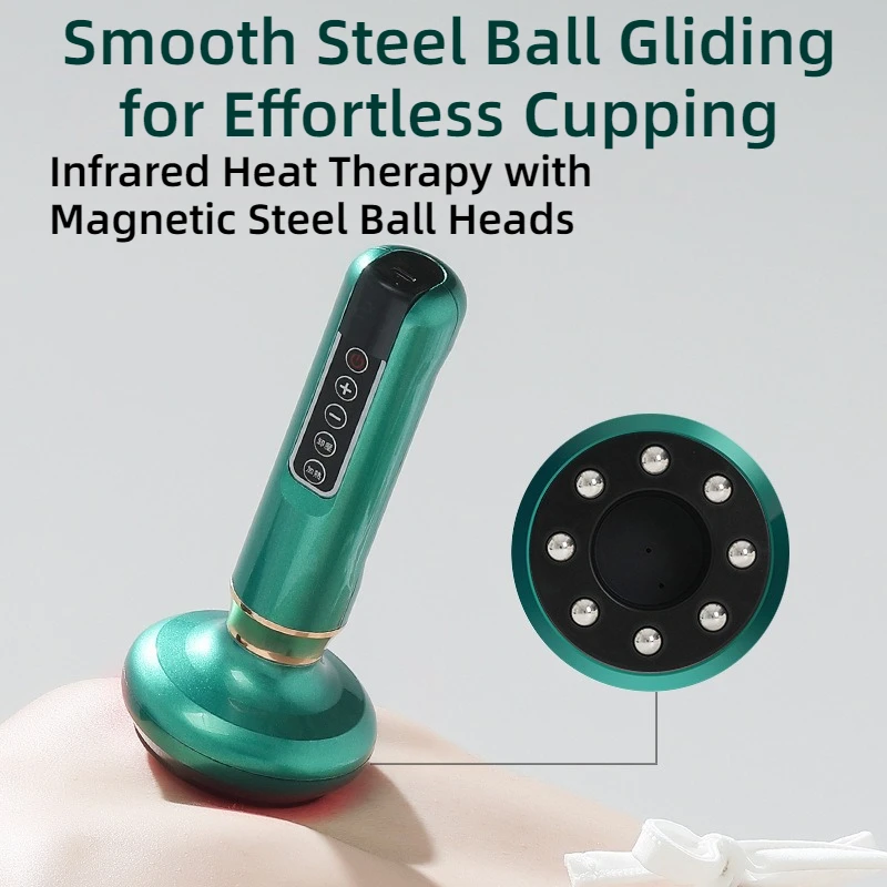 Electric Body Massage Machine Multifunctional Comfortable Adjustable Smooth Gua Sha Instrument Intelligent Anti-stress Massager