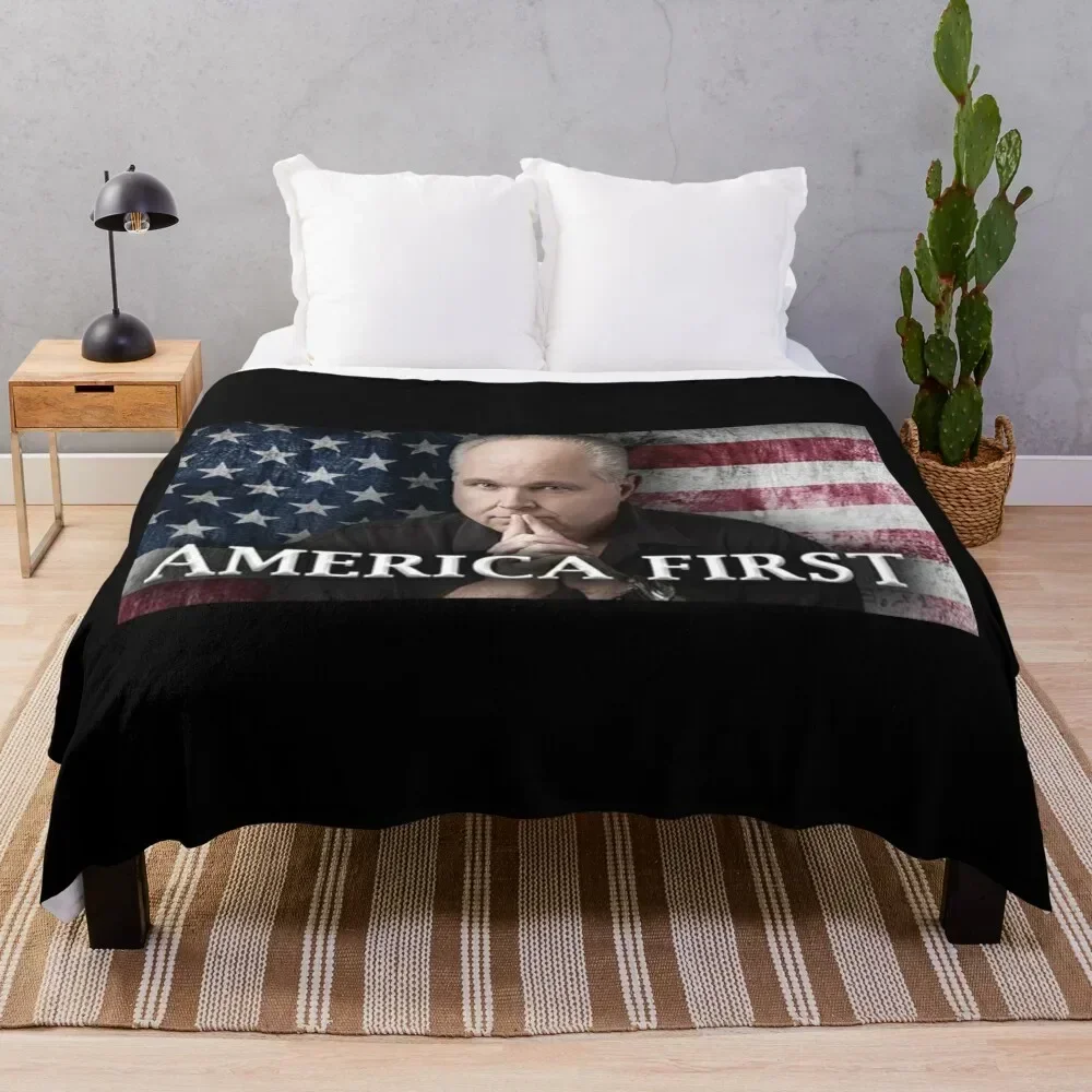 design-rush limbaugh Throw Blanket Stylish Couch Blanket for Home Living Room