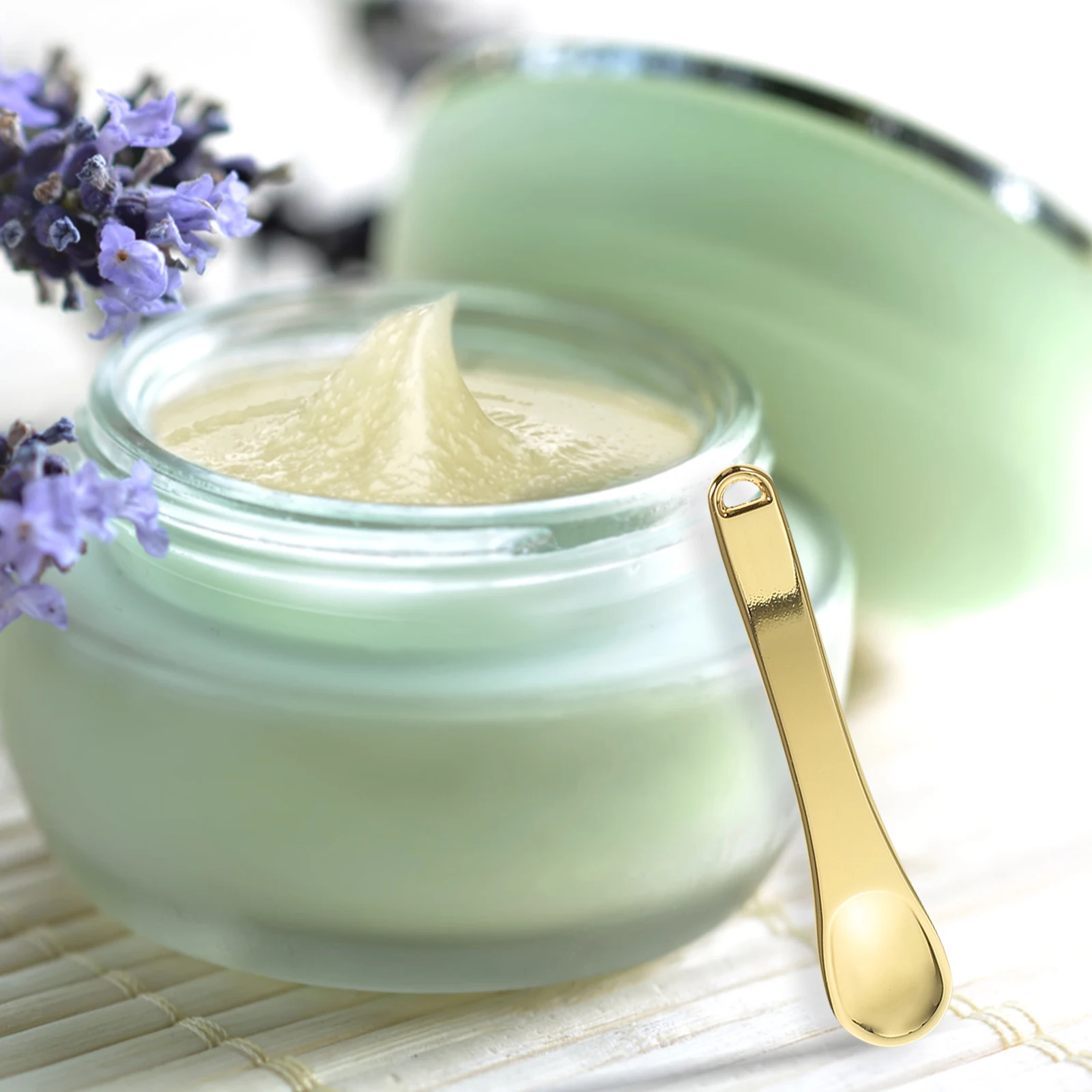 

5 PCS Scoop Practical Spoon Beauty Products Facial Mini Cosmetics Dig Cream Environmental Protection Zinc Alloy