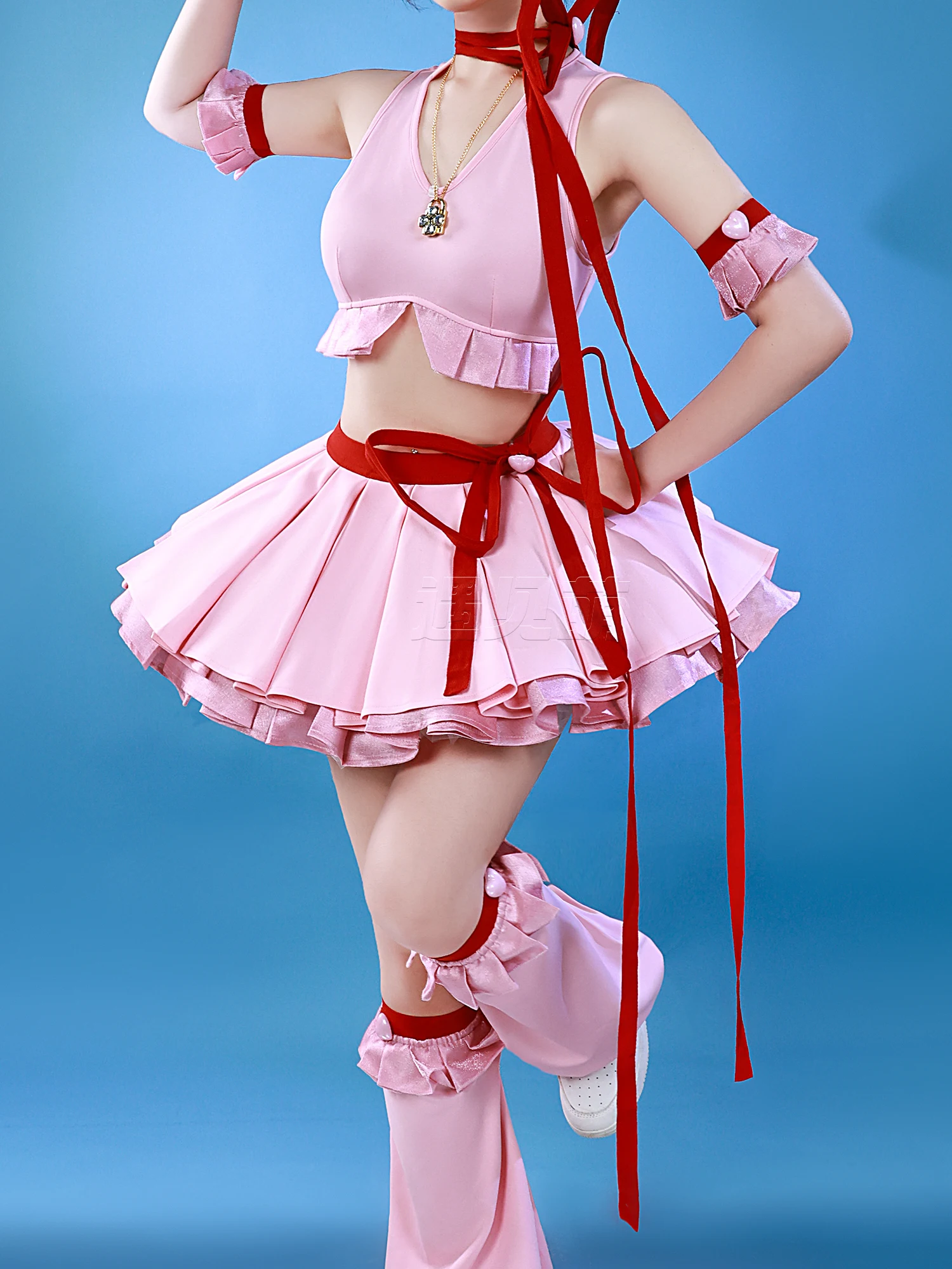 

2026 new hot Anime Shugo Chara Amu Hinamori Pink Fight Dress Uniform Hinamori Amu Cosplay Costume Halloween Carnival Suit Women