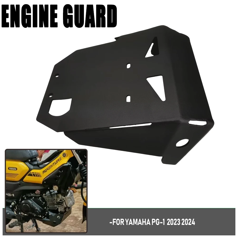 

For YAMAHA PG-1 2023 2024 Motorcycle Engine Guard Protector Plate Frame Engine Chassis Protection Skid Plate Motorbike Parts