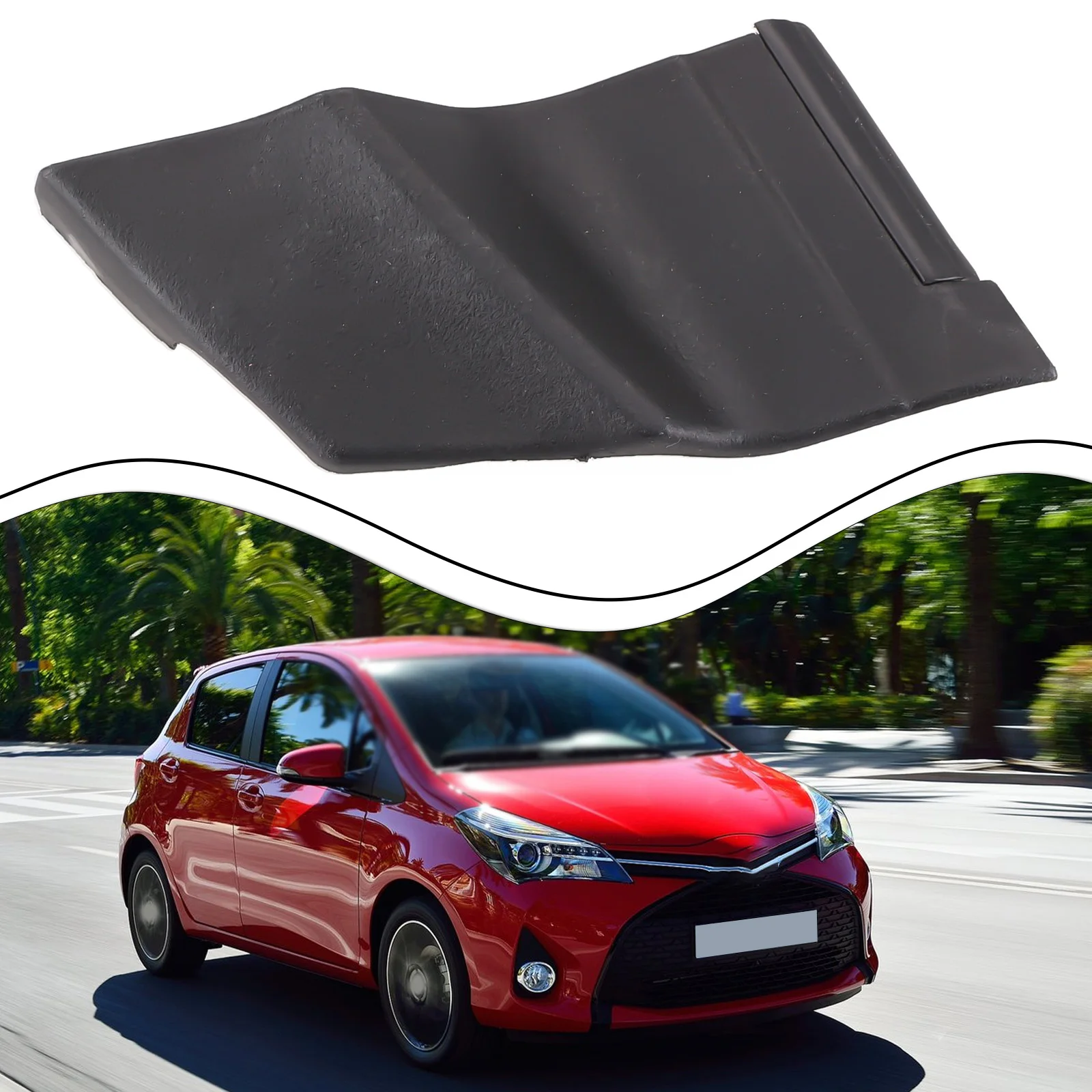 Brand New Cover Trim Trim Windshield Wiper Side Cowl Wiper Deflector 55084-0D010 Black Car Truck Parts Exterior