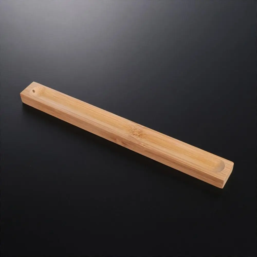 Bamboo Bamboo Board Incense Holder Natural Anti-Ash Flying Incense Stick Holder Japanese Style Eco-friendly Incense Ash Catcher