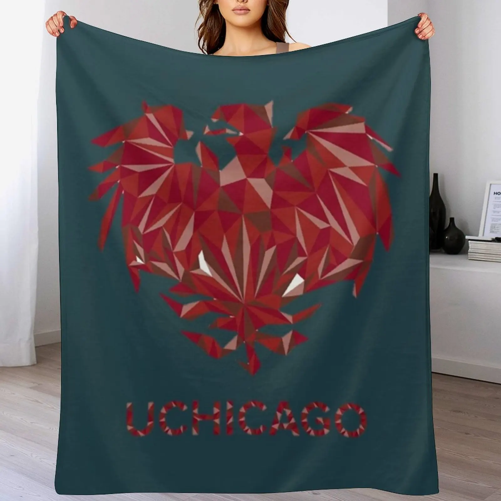 

uchicago Throw Blanket