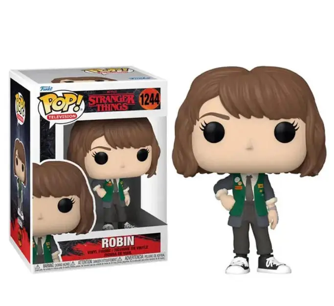Funko POP Robin 1244 #   Вещи, экшн-игрушки, коллекция фигурок, ПВХ, 10 см, модель игрушки для детей, карнавальная игрушка на день рождения, подарок
