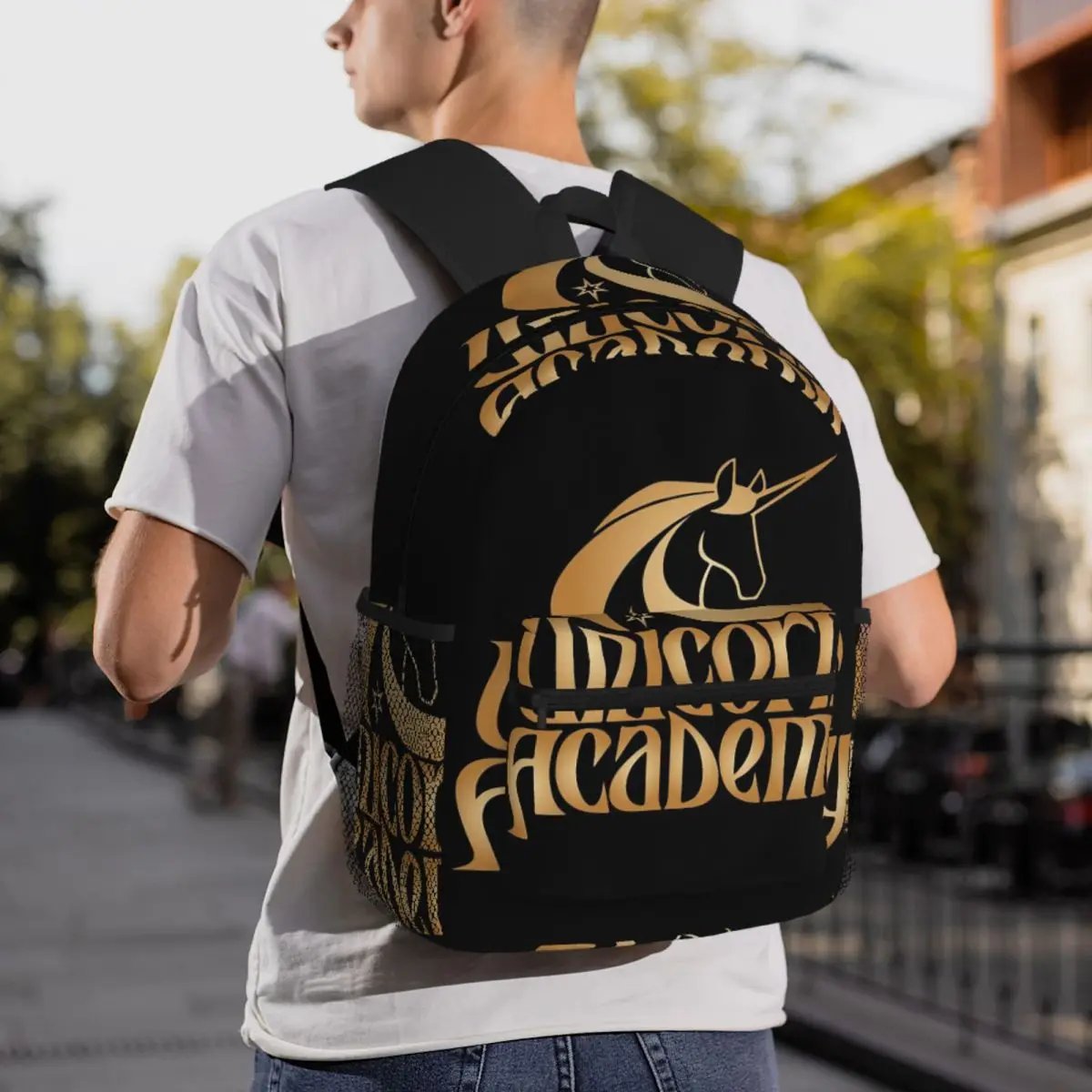 Unicorn Academy Sophia Wildsta 3 Backpack Student BookBag Children School Bag Computer Shoulder Bags for Men Women