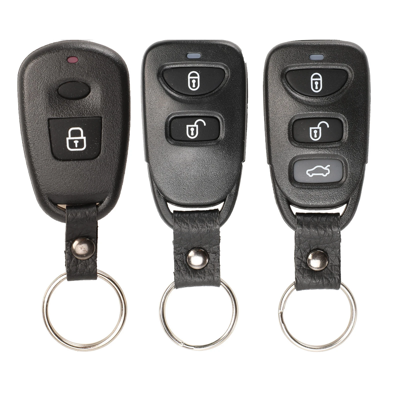 jingyuqin Replacement Car Key For Hyundai Elantra Sonata Santa For Kia Carens 2+1 2 3+1 Buttons Remote Key Shell Case Fob