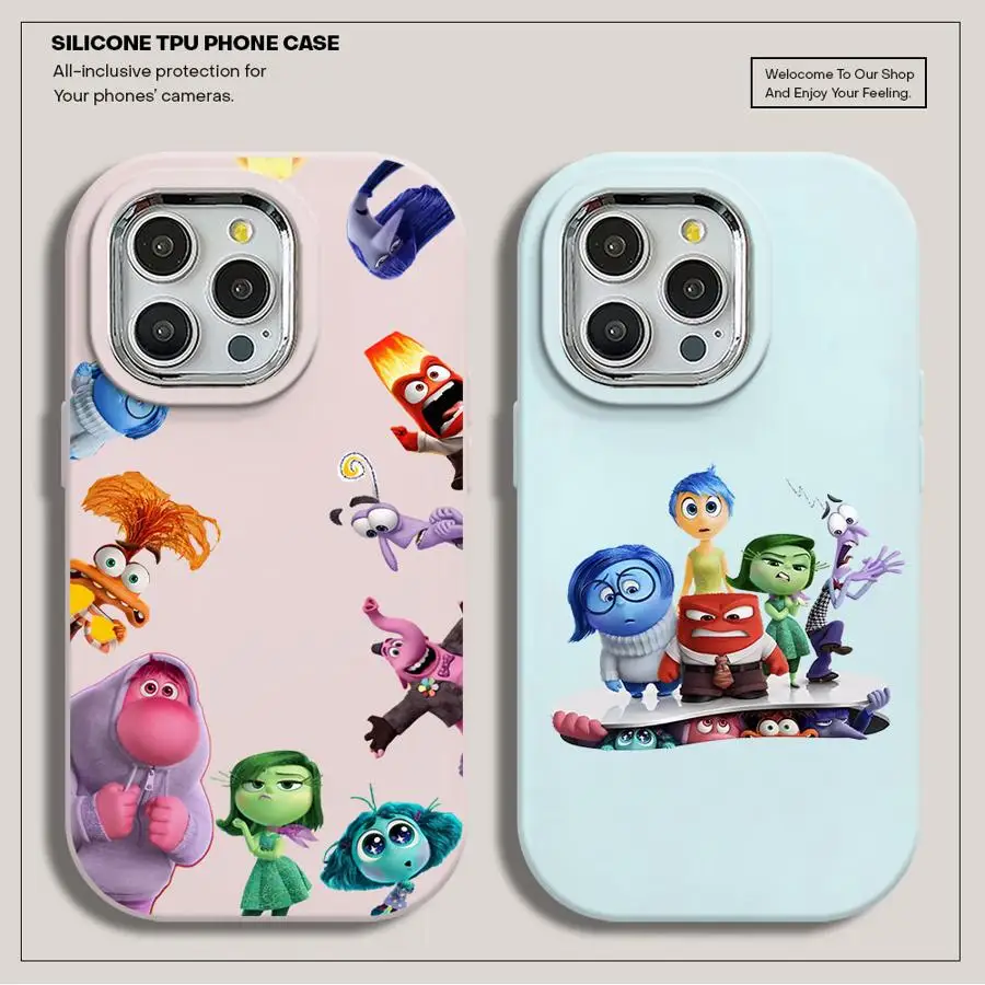 Disneys Inside Out 2 Silicone Phone Case for Xiaomi Mi X3 11 Lite Poco NFC X3Pro X5 X3GT Soft TPU funda case