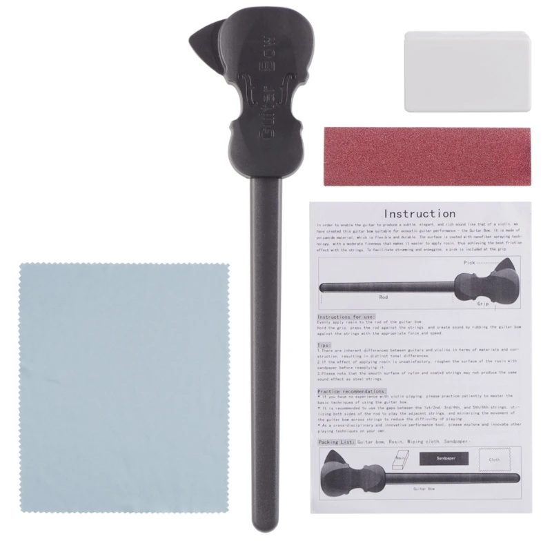 

Double Side Guitar Bow Thin Guitar Bowing Device Plastic Guitar Bowing Tool