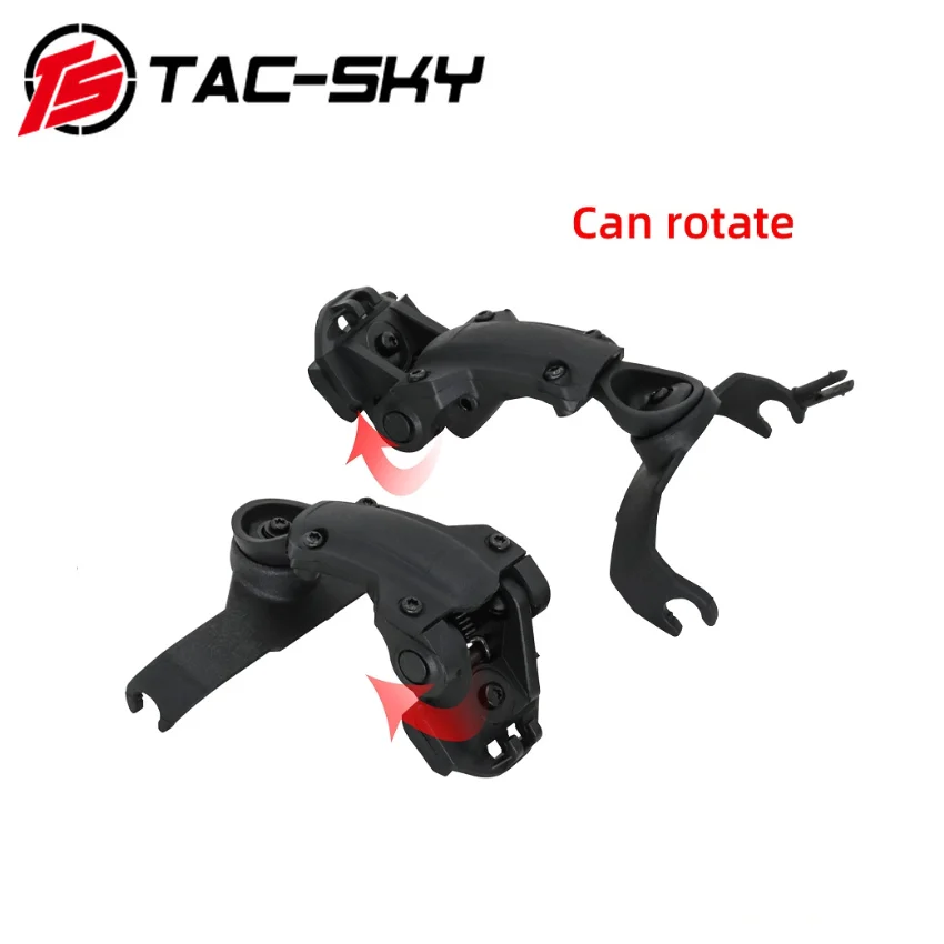 TAC-SKY Tactical Helmet Mount Adapter ARC Track Mount Headset Accessories Compatible With Outdoor Hunting COMTA II III Headset