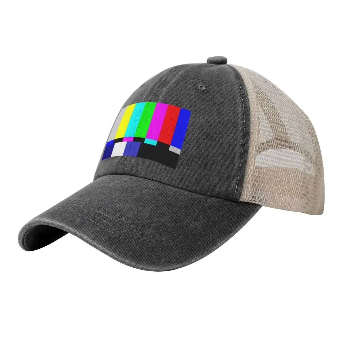 Testing Television TV Test Pattern Tube Tele Please Stand By Baseball Cap Hat Beach Fashion Beach sun hat Golf Women Men's