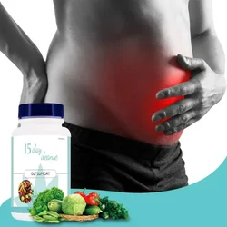 15 Day Gut and Colon Support - Gut Cleanse -15 Day Cleanse Bowel Dissolving Capsules, Dietary Supplement,Advanced Formula