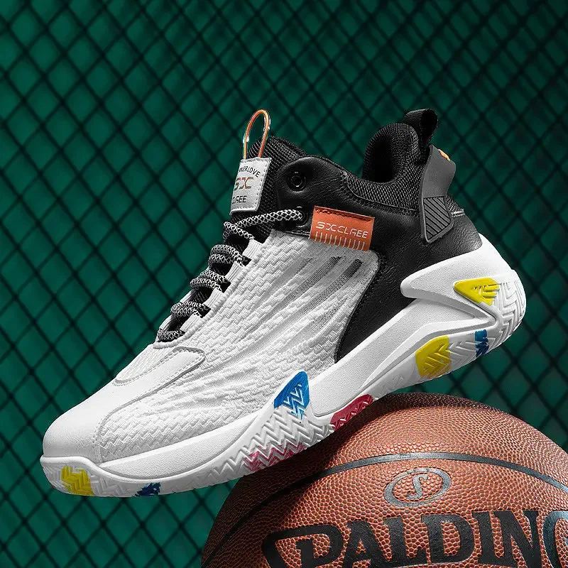 Basketball Shoes Men Lightweight Sport Sneakers Curry Student Athletic Cushion Training Shoes High Top Comfortable Non Slip