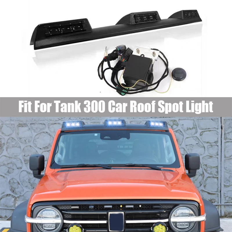 Car Roof Spot Light Suitable for Tank 300 Roof Spot Lights Refit Special LED Searchlight Off-road Decoration Accessories