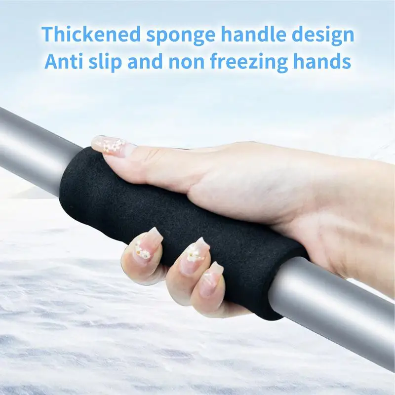 Imagem -04 - Portátil com Alça Ergonômica em Forma de d Multifuncional Snow Scoop Destacável Ice Spade Garden Hand Tool pá