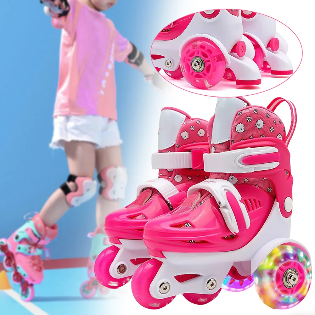 Baby Toddler Skates Set Adjustable Roller Skating Enhanced Beginner Stability Safety Learning Stages Roller Skating Kit