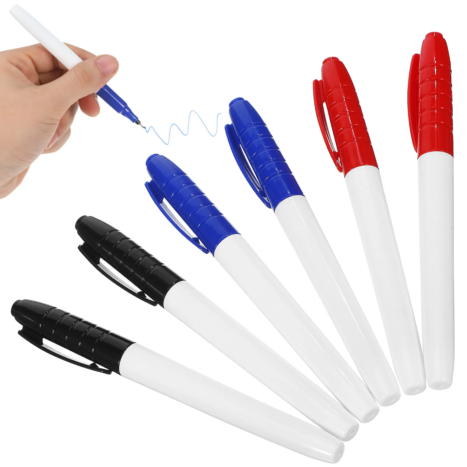 

6 Pcs White Board Pens Erasable Markers Whiteboard Watercolor Bulk Classroom Dry Erase