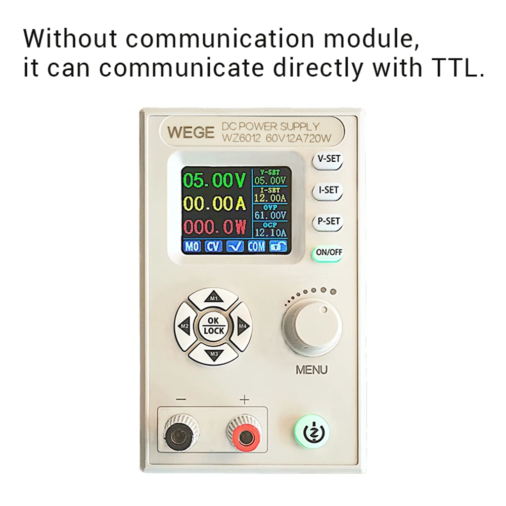 WZ6012 Adjustable Digital Controlled DC Power Supply Step-Down Charging Module Voltage Regulator Standard Edition