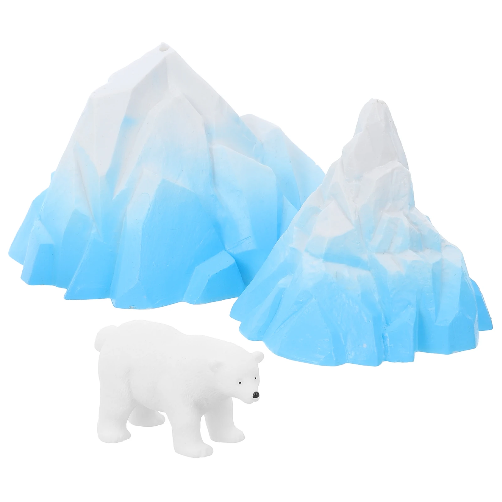 

1 set Simulated Iceberg Decoration PVC Aquarium Ornaments Landscaping Large Fish Tank Decor Snow Mountain Miniature Model