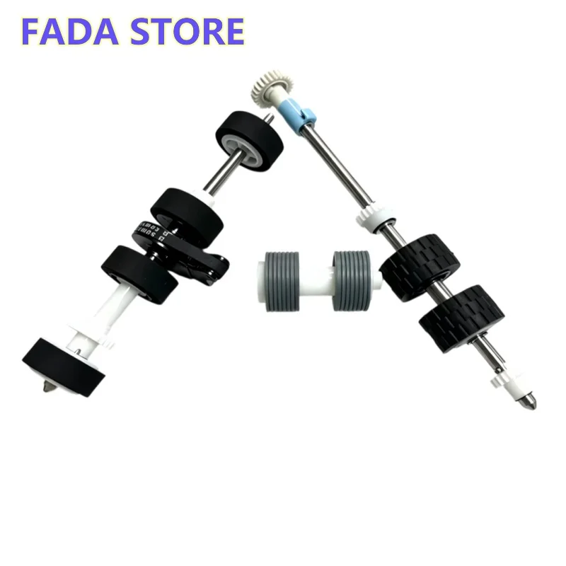 Pickup Roller Sleeve Kit for WinMage M1760+ M1690 M1580+ GW3025 M1260+ GA2040 Scanner ADF Paper Feed Roller Replacement Parts