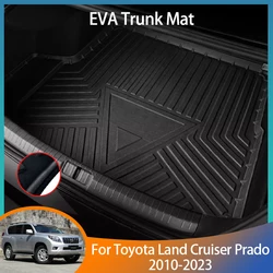 Auto Trunk Mat for Toyota Land Cruiser Prado 150 J150 LC150 2010-2023 7 Seat Waterproof Carpet Tray Liner Cargo Boot Storage Pad