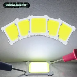 5-15W 5pcs LED COB Chip High With Bright White Light for USB Portable Mini keychain Outdoor Pocket Flashlight Camping Light